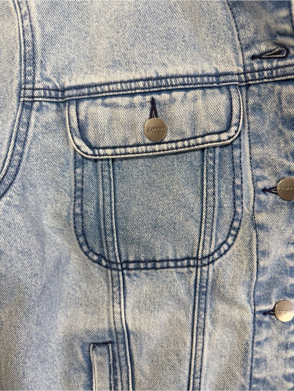 COACH X Mint + Serf Women’s Denim Jacket XS - Picture 3 of 6